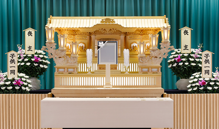 安心プラン30 白木オリジナル祭壇 イメージ